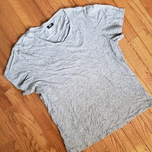 H&M hm gray short sleeve grey t shirt tshirt